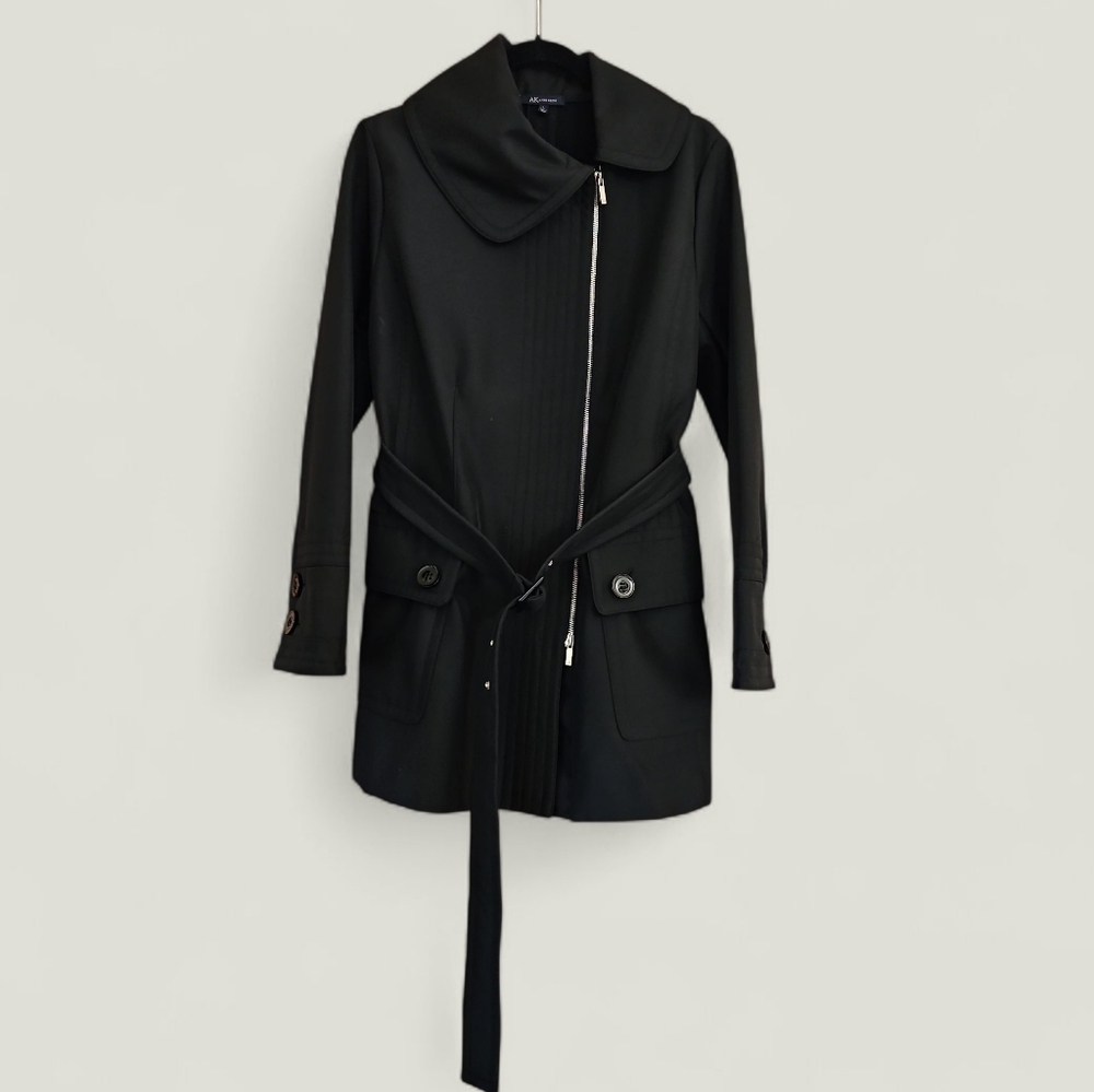 Anne Klein Black Trench Coat